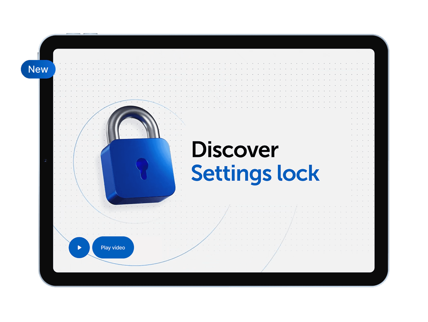 Instellingen vergrendelen