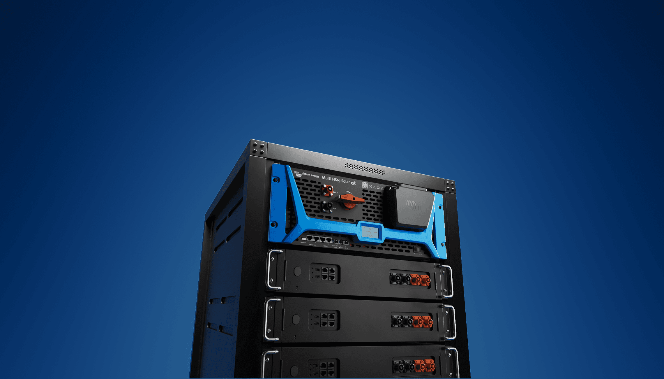 Hoogspanningstechnologie. Victron-ecosysteem.