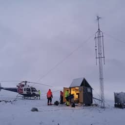 Telecom tower at a remote site