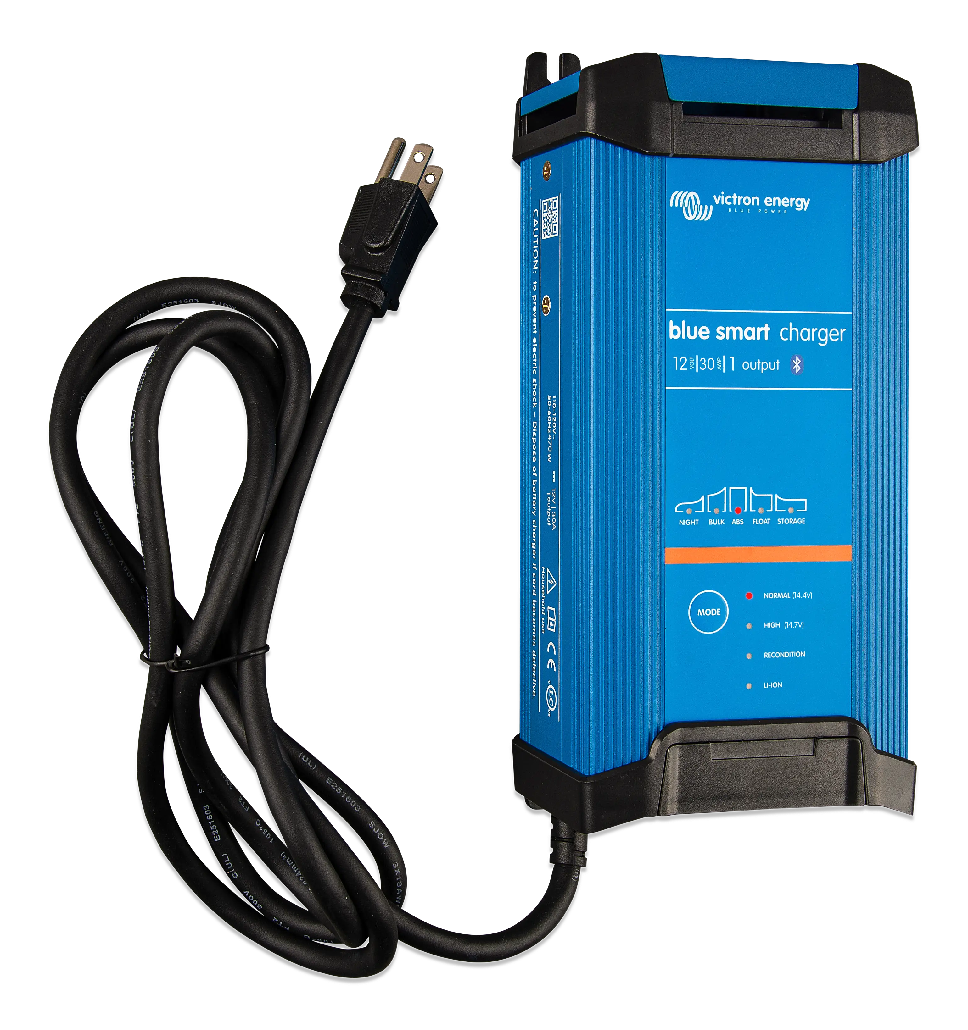 Blue Smart IP22 Charger 12V 30 (1) 120V (side) thumbnail