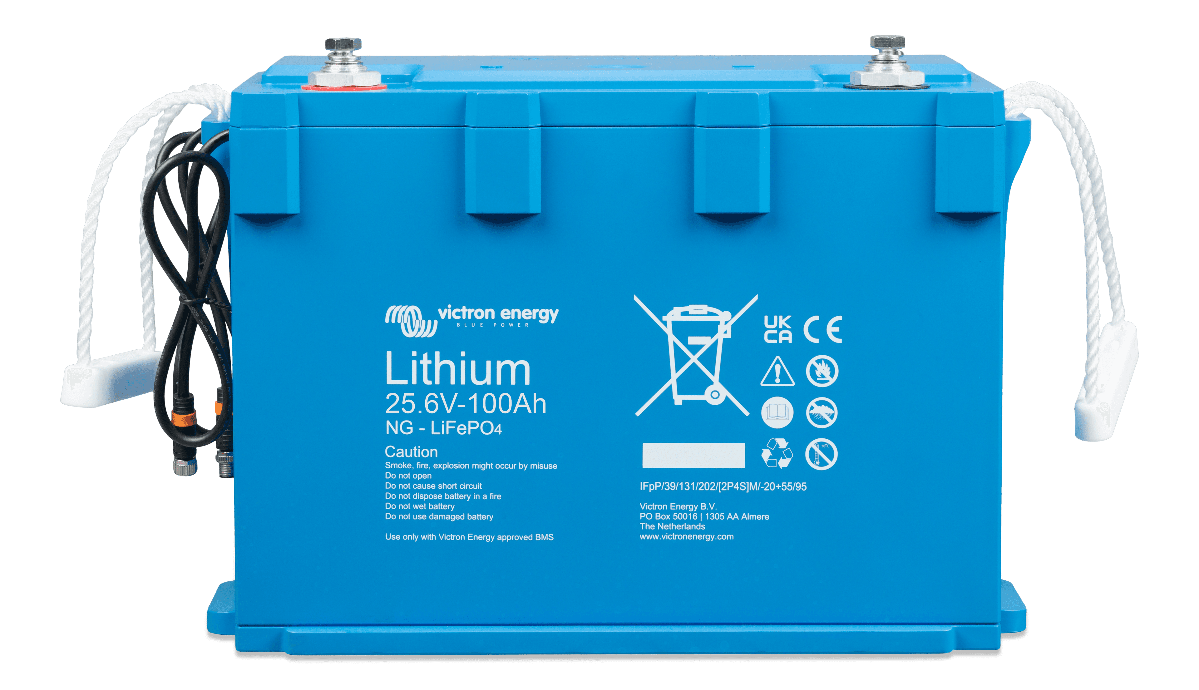 LiFePO4 Battery 25.6V 100Ah NG (front-angle)  thumbnail