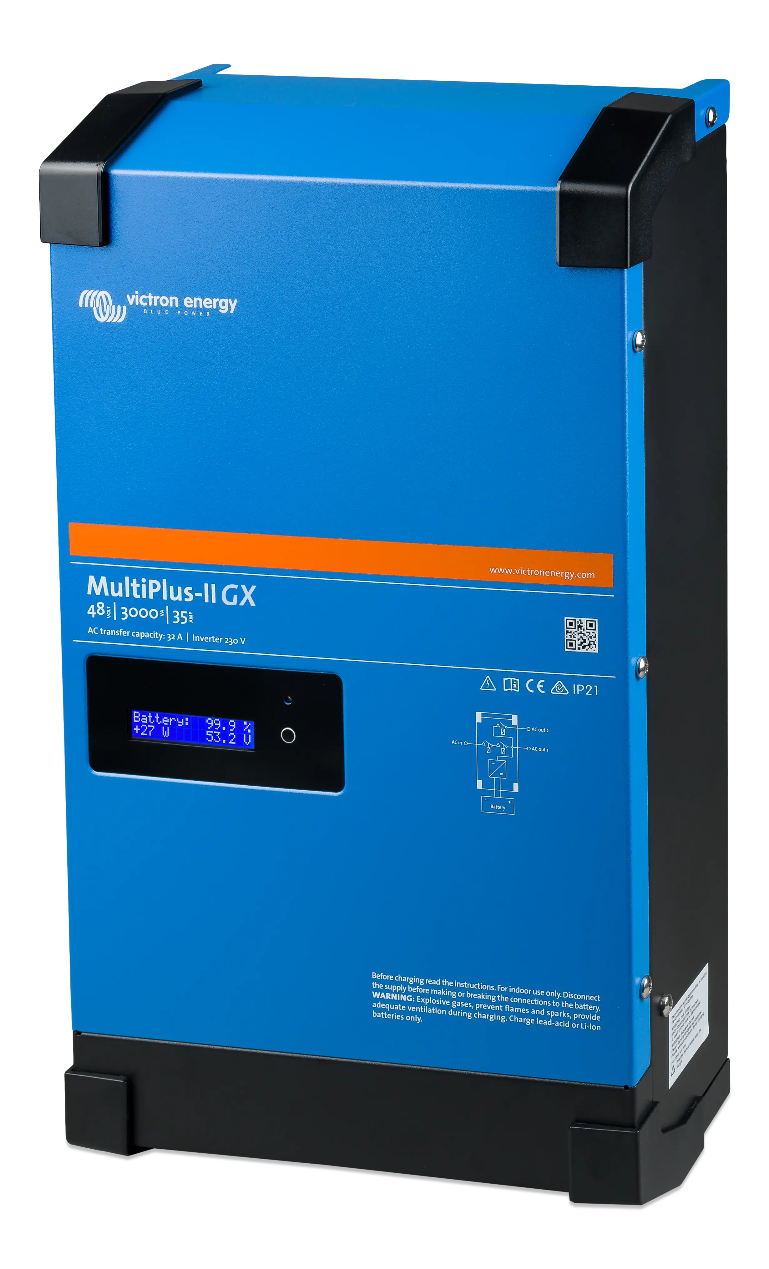 MultiPlus-II 48V 3kVA 35-32 230V GX (left) thumbnail