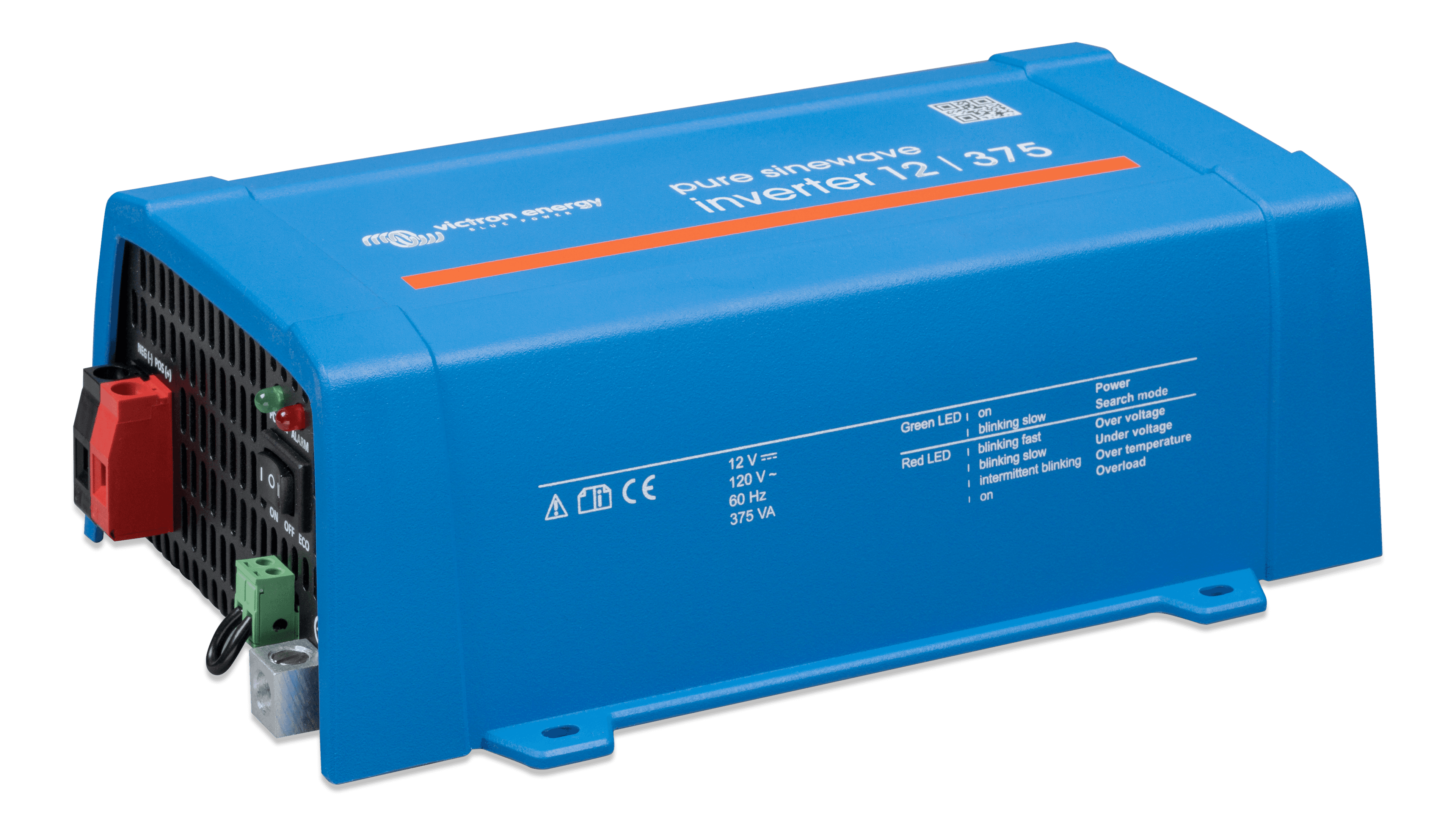 Inverter 12V 375VA 120V VE.Direct NEMA 5-15R (right)  thumbnail