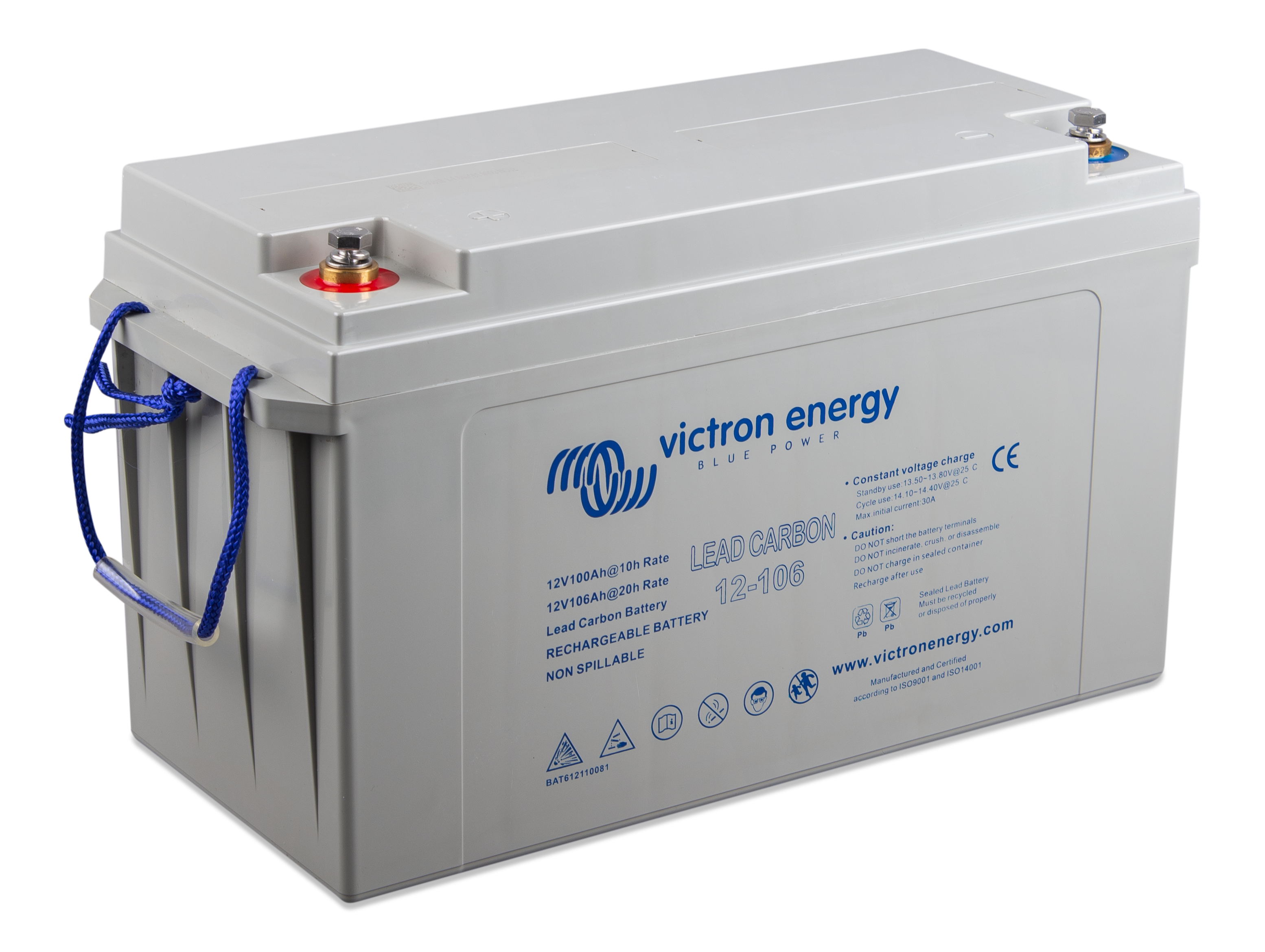Lood Koolstof Accu Victron Energy