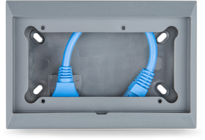 Wall mount enclosure for 65 x 120mm GX panels